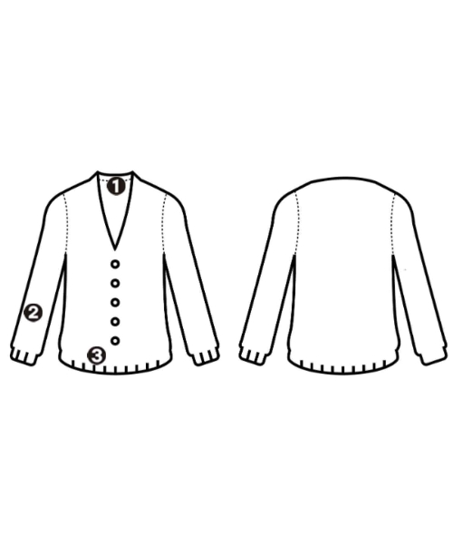 45R（フォーティーファイブアール）カーディガン 白 サイズ:-(L位) レディース/2200647350317