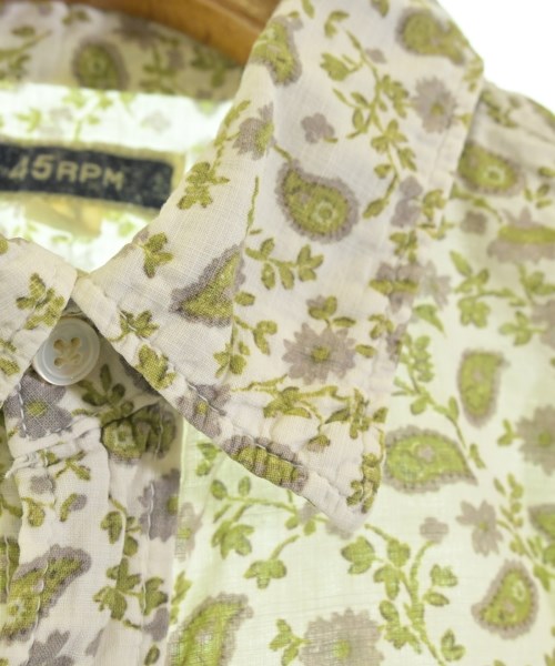 45R（フォーティーファイブアール）カジュアルシャツ 白 サイズ:2(M位) レディース/2200650843042