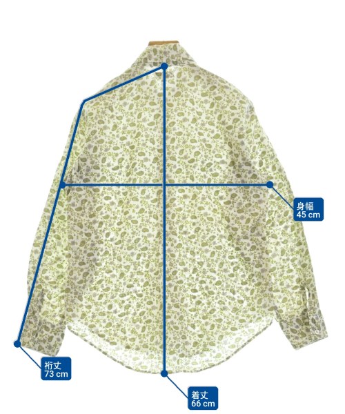 45R（フォーティーファイブアール）カジュアルシャツ 白 サイズ:2(M位) レディース/2200650843042