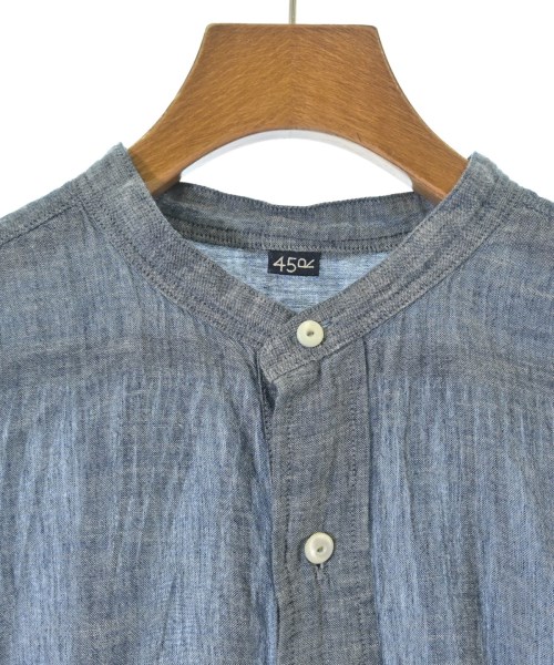 45R（フォーティーファイブアール）シャツワンピース 紺 サイズ:F レディース/2200658465017