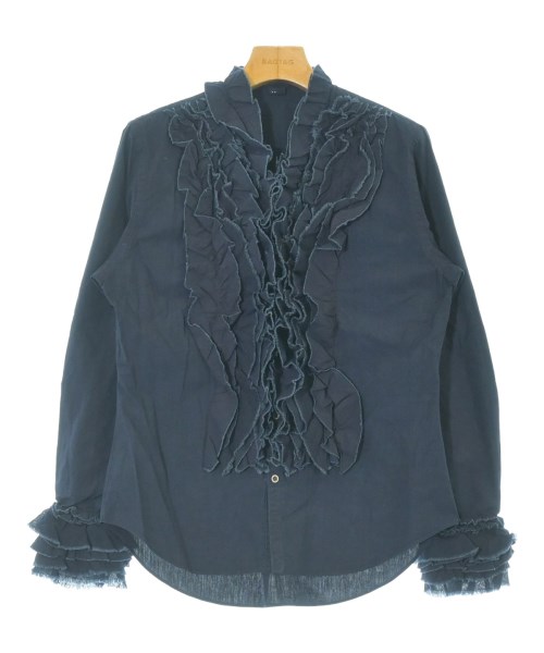 45R(フォーティーファイブアール)ブラウス 紺 サイズ:-(M位)/2200660049038