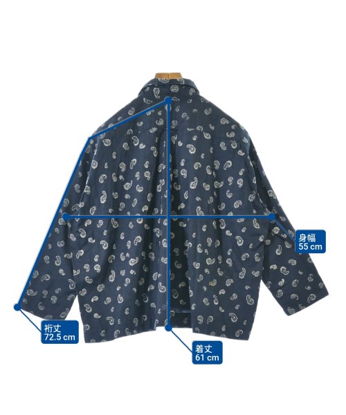 45R（フォーティーファイブアール）ブラウス 紺 サイズ:-(M位) レディース/2200660049045