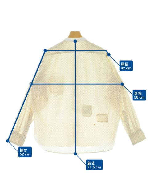 45R（フォーティーファイブアール）カジュアルシャツ 白 サイズ:F レディース/2200660337036