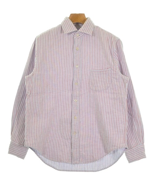 45R(フォーティーファイブアール)カジュアルシャツ 青 サイズ:2(M位)/2200657671020