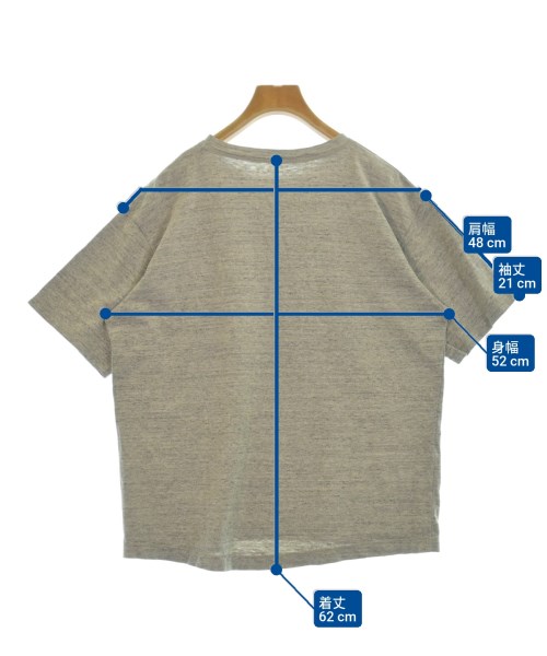 45R（フォーティーファイブアール）Tシャツ・カットソー グレー サイズ:2(M位) レディース/2200657671037