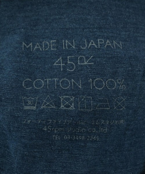 45R（フォーティーファイブアール）Tシャツ・カットソー 紺 サイズ:2(M位) レディース/2200657671044