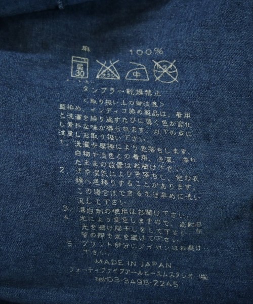 45R（フォーティーファイブアール）Tシャツ・カットソー 青 サイズ:1(S位) レディース/2200708420164