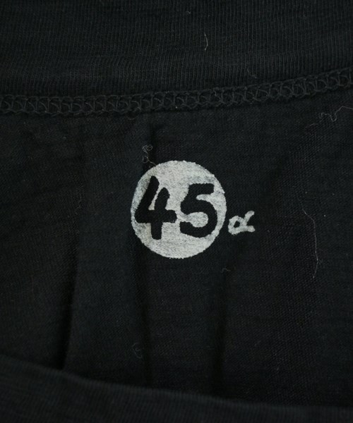 45R（フォーティーファイブアール）Tシャツ・カットソー 黒 サイズ:3(L位) レディース/2200715590355