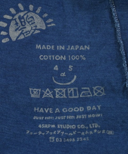 45R（フォーティーファイブアール）Tシャツ・カットソー 紺 サイズ:2(M位) レディース/2200716775058