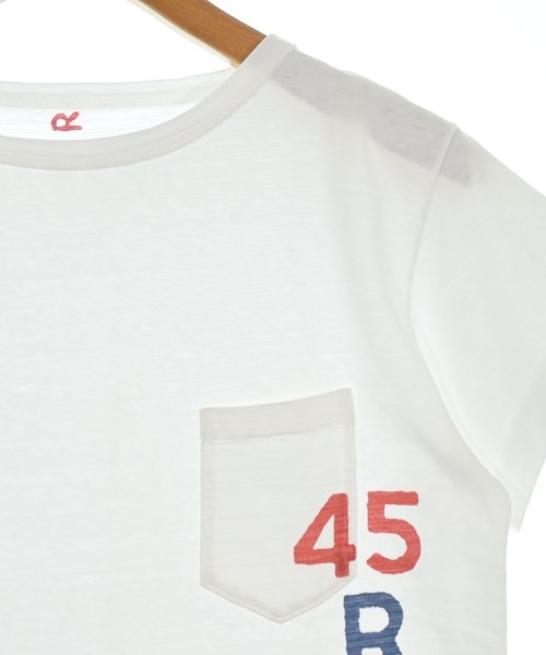 45R（フォーティーファイブアール）Tシャツ・カットソー 白 サイズ:1(S位) レディース/2200717615032