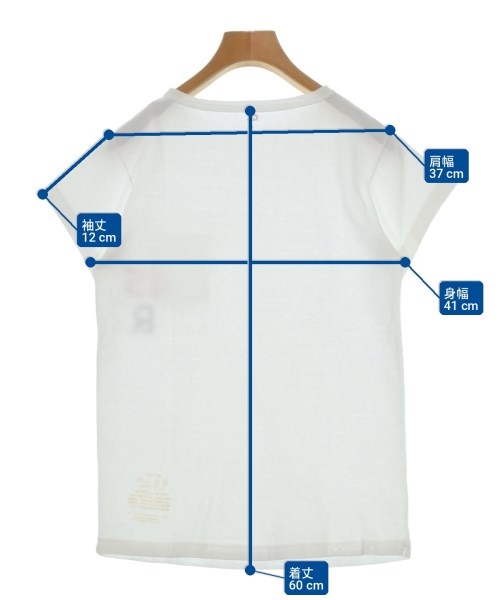 45R（フォーティーファイブアール）Tシャツ・カットソー 白 サイズ:1(S位) レディース/2200717615032