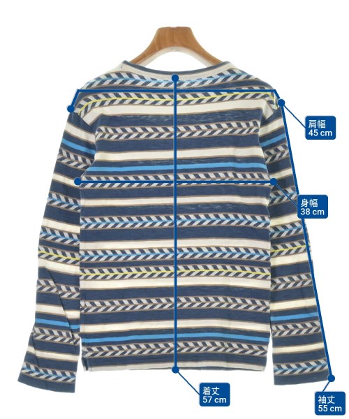 45R（フォーティーファイブアール）Tシャツ・カットソー 青 サイズ:F レディース/2200629089150