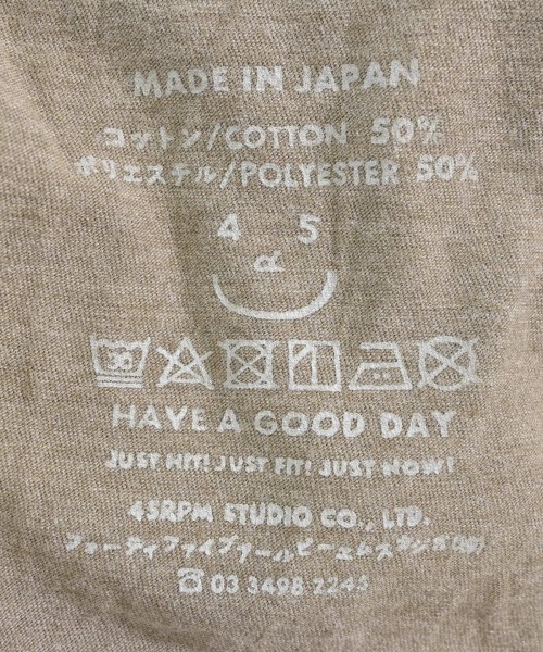 45R（フォーティーファイブアール）Tシャツ・カットソー ベージュ サイズ:2(M位) レディース/2200639794396