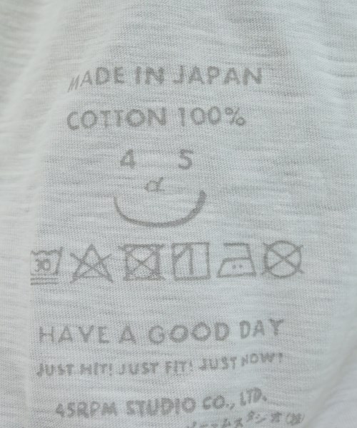 45R（フォーティーファイブアール）Tシャツ・カットソー 白 サイズ:-(M位) レディース/2200648338017