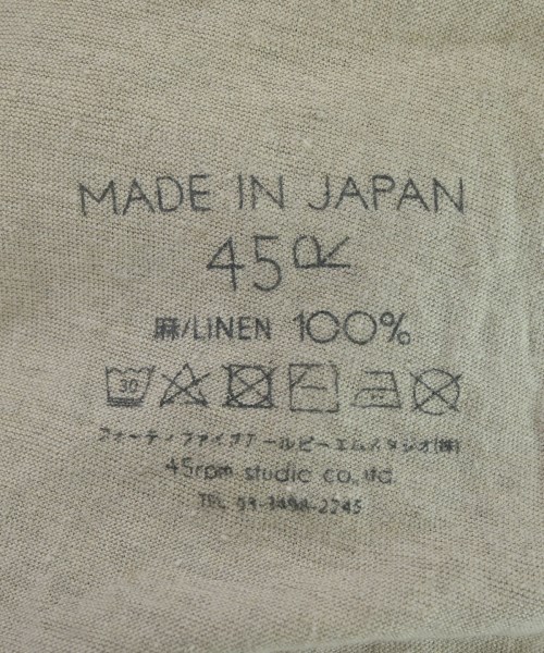 45R（フォーティーファイブアール）ノースリーブ ベージュ サイズ:3(L位) レディース/2200634991608