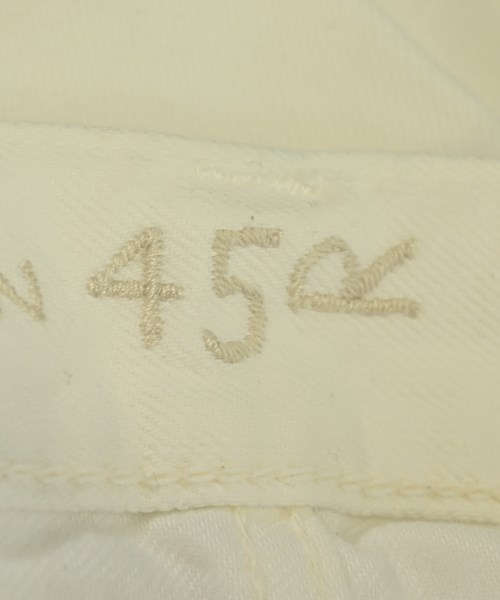 45R（フォーティーファイブアール）デニムパンツ 白 サイズ:-(L位) レディース/2200640557041