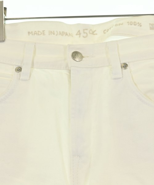 45R（フォーティーファイブアール）デニムパンツ 白 サイズ:-(L位) レディース/2200640557041