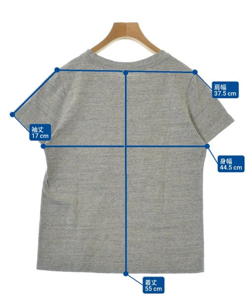 45R（フォーティーファイブアール）Tシャツ・カットソー グレー サイズ:3(L位) レディース/2200640557119