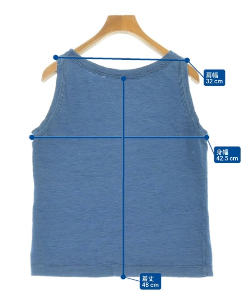 45R（フォーティーファイブアール）ノースリーブ 青 サイズ:3(L位) レディース/2200626345198