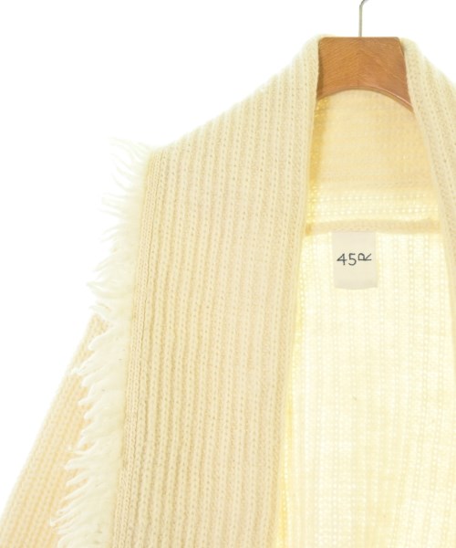 45R（フォーティーファイブアール）カーディガン 白 サイズ:0(F) レディース/2200649163175