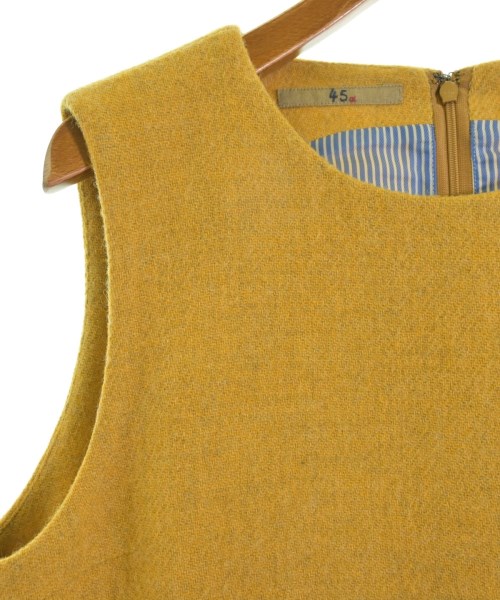 45R（フォーティーファイブアール）ワンピース 黄 サイズ:3(L位) レディース/2200646910024