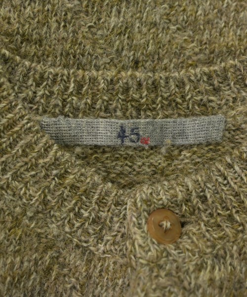 45R（フォーティーファイブアール）カーディガン カーキ サイズ:3(L位) レディース/2200643725065