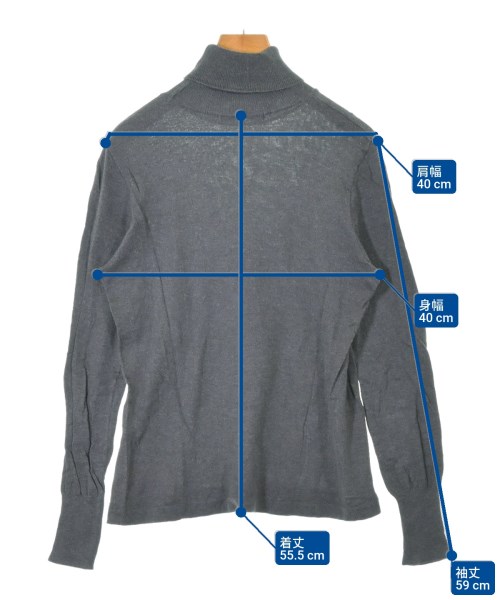 45R（フォーティーファイブアール）ニット・セーター グレー サイズ:2(M位) レディース/2200643725089