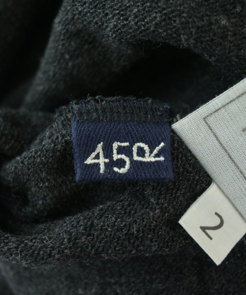45R（フォーティーファイブアール）ニット・セーター グレー サイズ:2(M位) レディース/2200643725140
