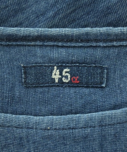 45R（フォーティーファイブアール）Tシャツ・カットソー 紺 サイズ:0(F) レディース/2200643725157