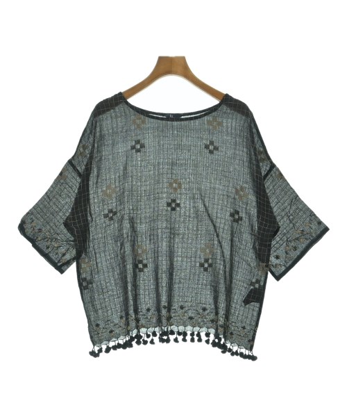 45R(フォーティーファイブアール)ブラウス 黒 サイズ:0(XS位)/2200643725201