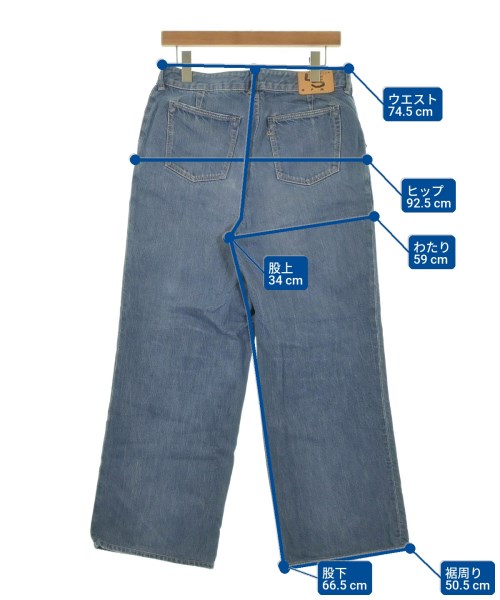 45R（フォーティーファイブアール）デニムパンツ 紺 サイズ:5(XXL位) レディース/2200645297294