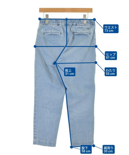 45R（フォーティーファイブアール）デニムパンツ 青 サイズ:2(M位) レディース/2200646471037