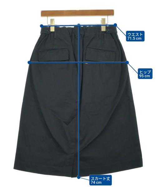 45R（フォーティーファイブアール）ロング・マキシ丈スカート 紺 サイズ:-(M位) レディース/2200646471051