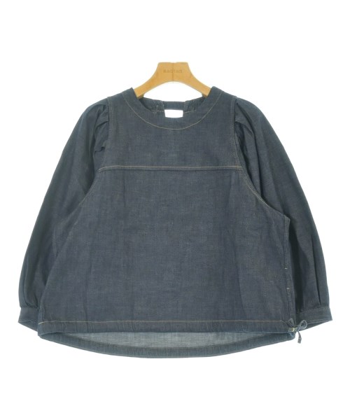 45R(フォーティーファイブアール)ブラウス 紺 サイズ:F/2200646471082