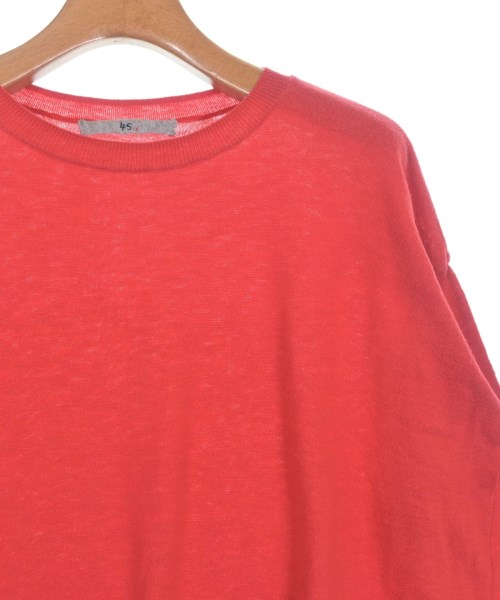 45R（フォーティーファイブアール）ニット・セーター 赤 サイズ:2(M位) レディース/2200647103074