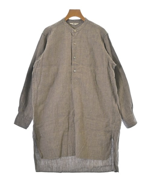 45R(フォーティーファイブアール)シャツワンピース 茶 サイズ:2(M位)/2200647822081