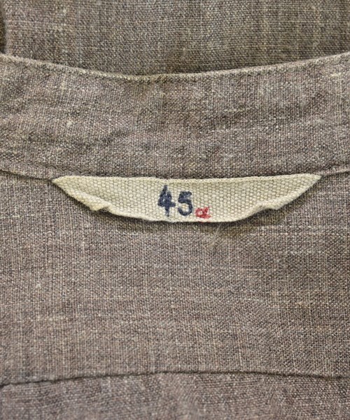 45R（フォーティーファイブアール）シャツワンピース 茶 サイズ:2(M位) レディース/2200647822081