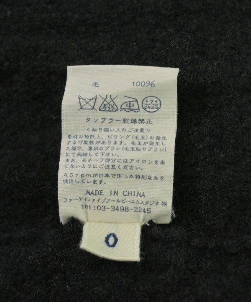 45R（フォーティーファイブアール）ワンピース 黒 サイズ:0(F) レディース/2200701311414