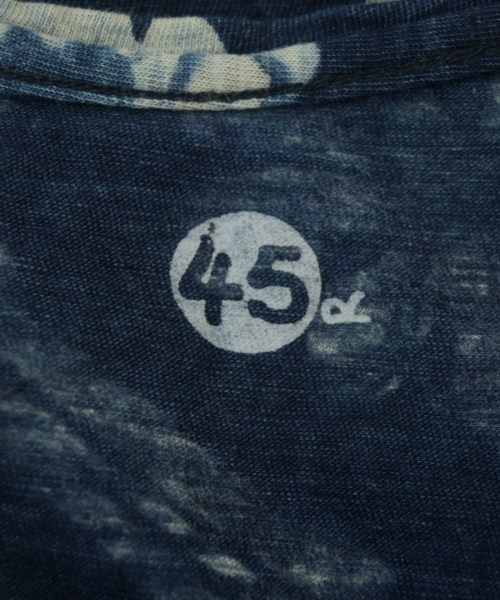 45R（フォーティーファイブアール）Tシャツ・カットソー 紺 サイズ:0(F) レディース/2200701311469