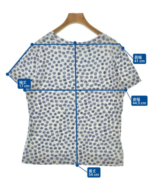 45R（フォーティーファイブアール）Tシャツ・カットソー 白 サイズ:3(L位) レディース/2200663305070