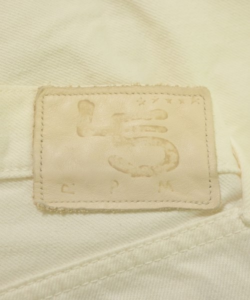 45R（フォーティーファイブアール）デニムパンツ 白 サイズ:34(XXL位) レディース/2200664765019