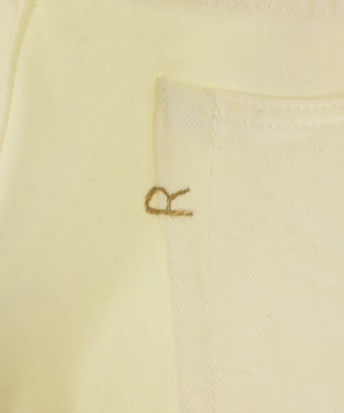 45R（フォーティーファイブアール）デニムパンツ 白 サイズ:34(XXL位) レディース/2200664765019