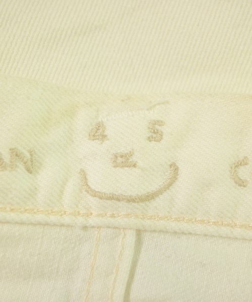 45R（フォーティーファイブアール）デニムパンツ 白 サイズ:34(XXL位) レディース/2200664765019