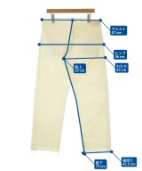 45R（フォーティーファイブアール）デニムパンツ 白 サイズ:34(XXL位) レディース/2200664765019