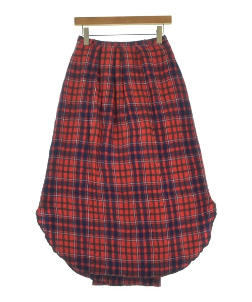 45R（フォーティーファイブアール）ロング・マキシ丈スカート 赤 サイズ:3(L位) レディース/2200663987030