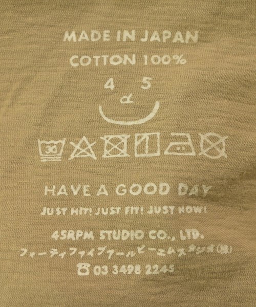 45R（フォーティーファイブアール）ノースリーブ ベージュ サイズ:F レディース/2200664892098