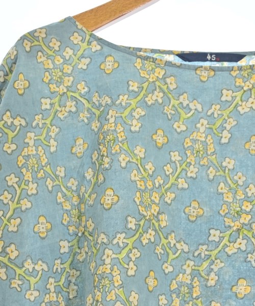 45R（フォーティーファイブアール）ブラウス 青 サイズ:0(F) レディース/2200664892104