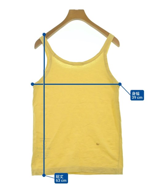 45R（フォーティーファイブアール）タンクトップ 黄 サイズ:-(M位) レディース/2200664151096