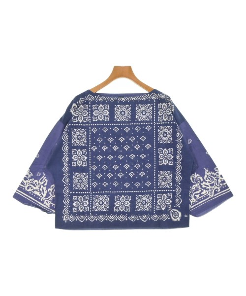 45R(フォーティーファイブアール)ブラウス 紺 サイズ:0(F)/2200667073043