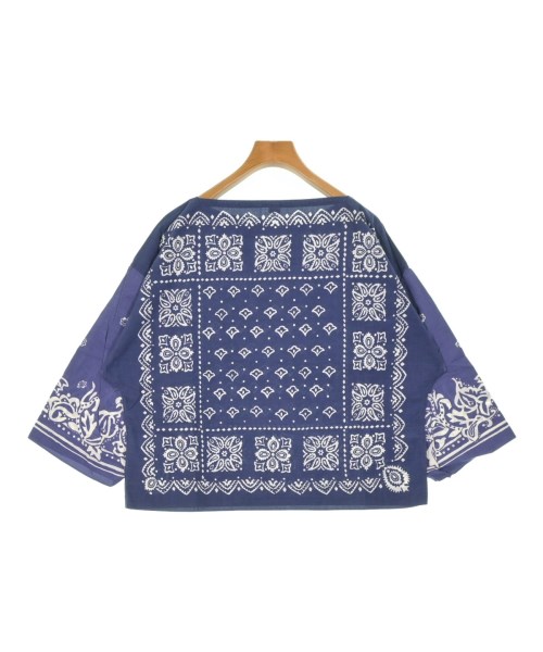 45R（フォーティーファイブアール）ブラウス 紺 サイズ:0(F) レディース/2200667073043